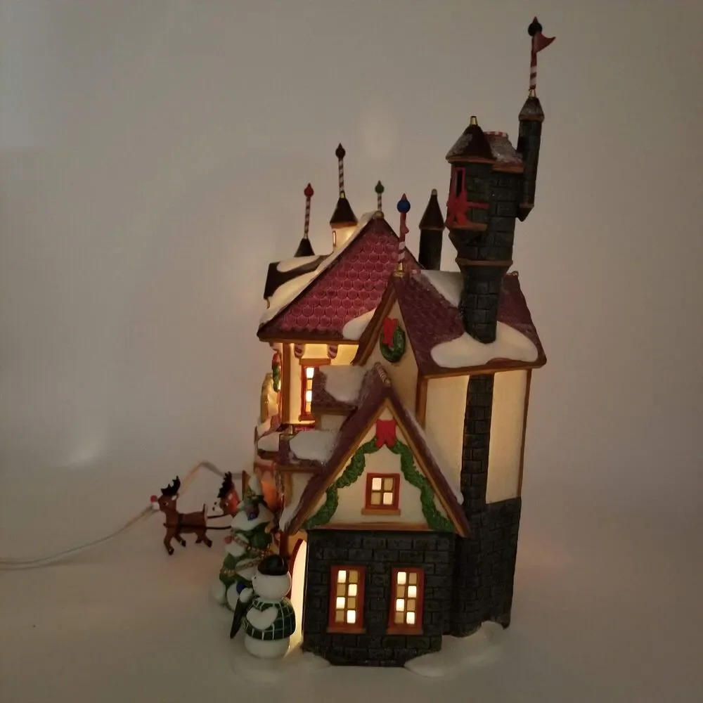 Department 56 Rudolph Santa’s Castle North Pole Series Lighted 56.56768 READ